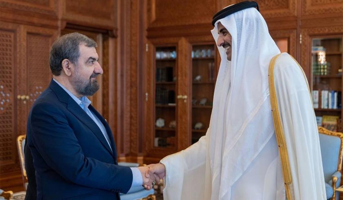 HH the Amir Meets Iran's Vice President